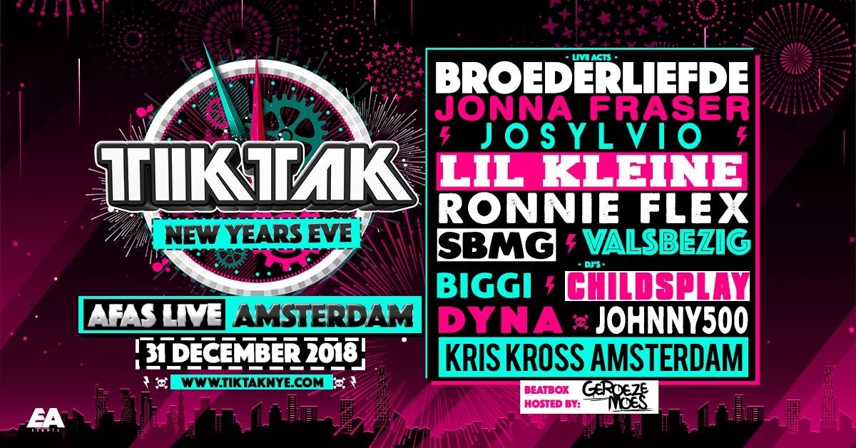 Journée Amsterdam + TikTak 2018