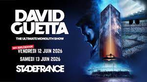 David Guetta - Stade de France jeudi 2026