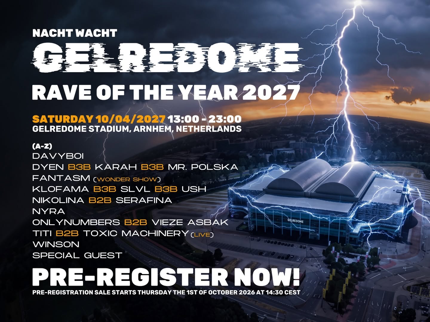 Nacht Wacht Gelredome 2027
